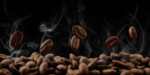 dark roast coffee header