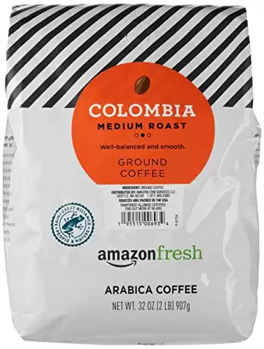 AmazonFresh Colombia Ground Coffee - Medium Roast