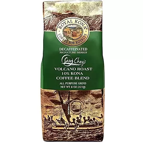 Royal Kona Sam Choy’s Volcano Roast Decaf Kona Blend