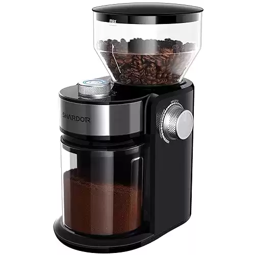 Shardor Electric Burr Coffee Grinder