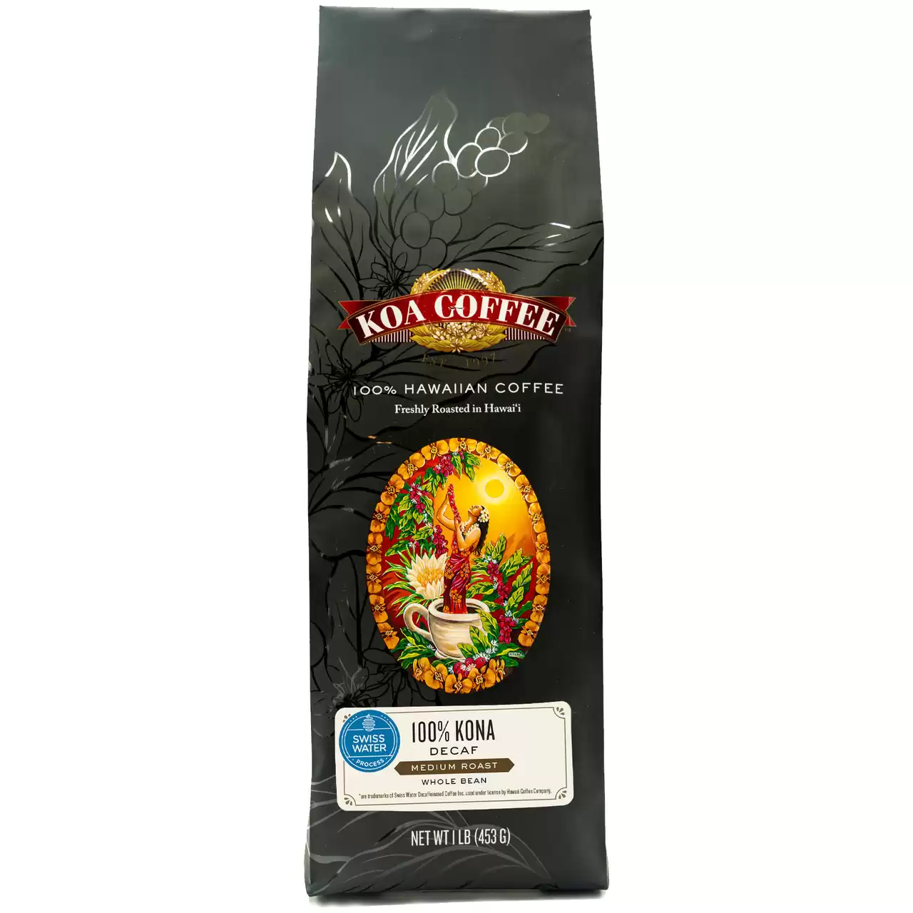 Koa Swiss Water Decaf 100% Kona Coffee