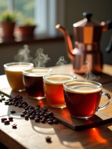 brewing coffee at home