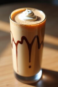 creamy blended caf coffee