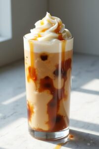 homemade caramel iced coffee