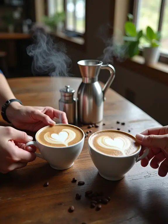 learn latte art together