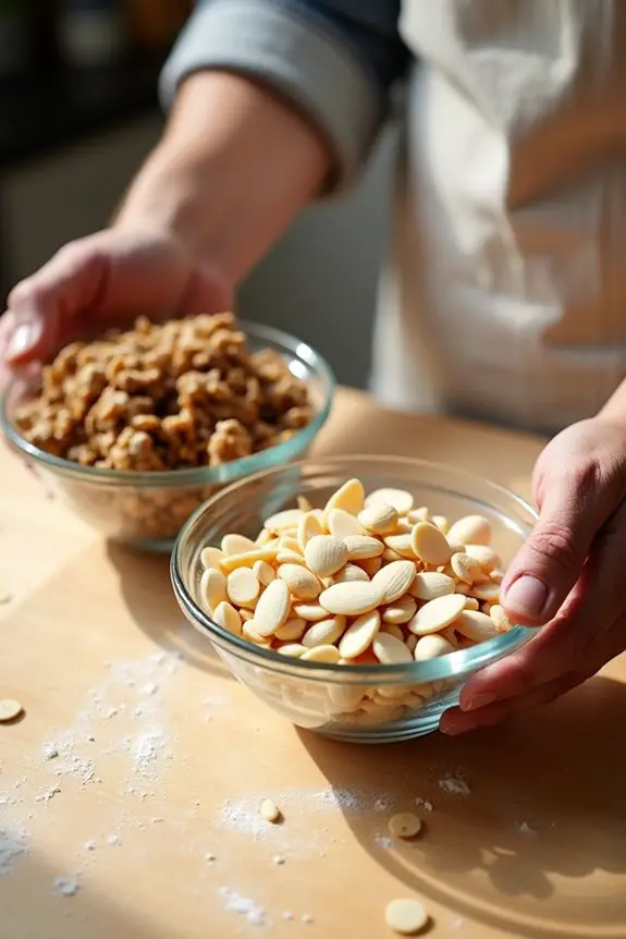 almonds enhance coffee bites