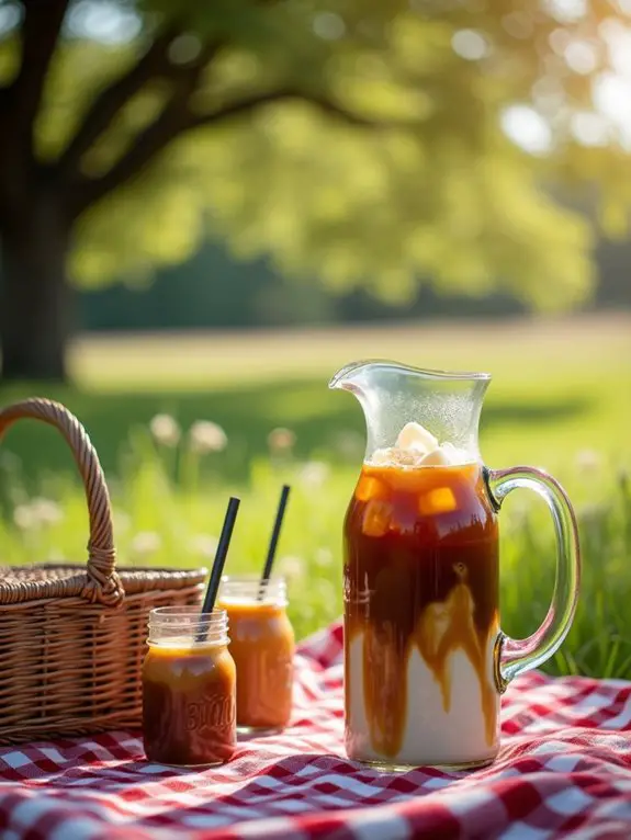 caramel macchiato iced coffee