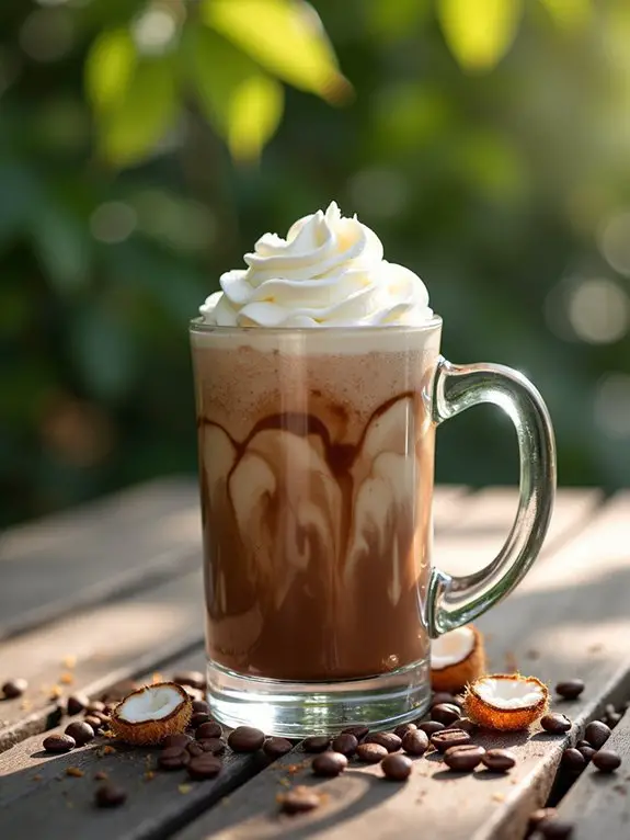 coconut mocha frapp delight
