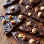 coffee hazelnut chocolate bark