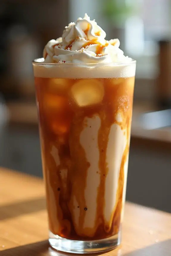 dairy free caramel iced coffee