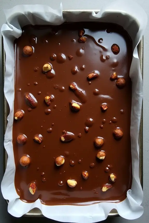 glossy chocolate bark success