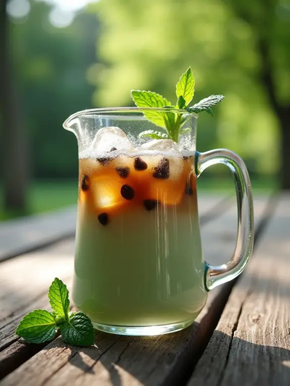 minty chocolate coffee bliss