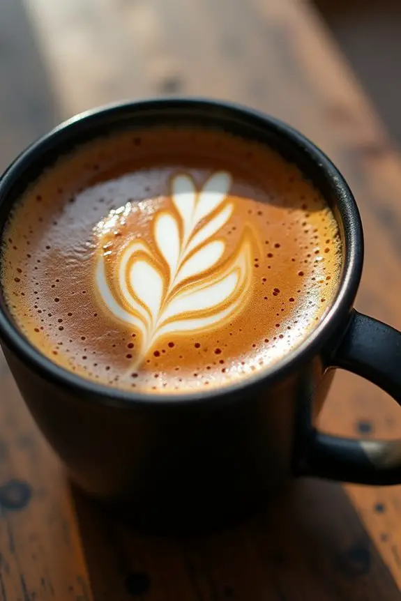 silky frothy coffee transformation